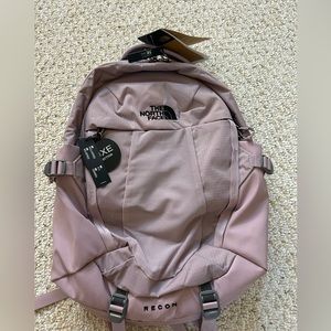 purple brand new northface recon backpack